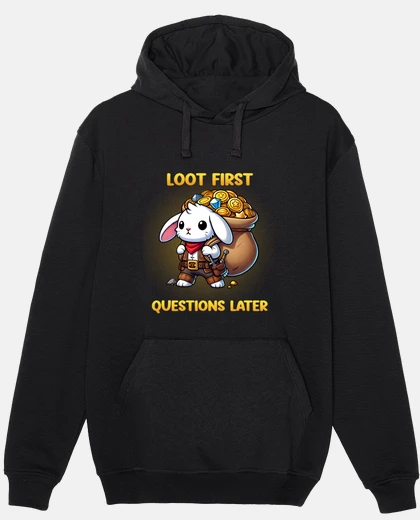 Sudadera saquea primero y pregunta después juego
