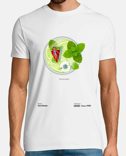 Tee-shirt sara chioatto - été 2020 - mojito