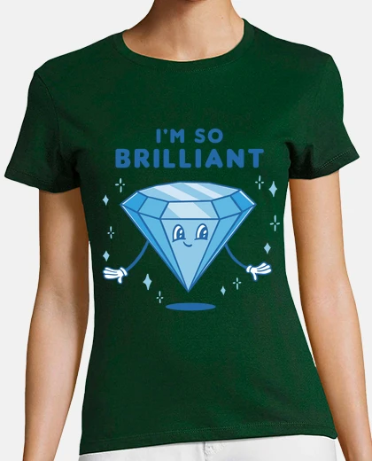 T-shirt sarto con scollo a v con diamanti