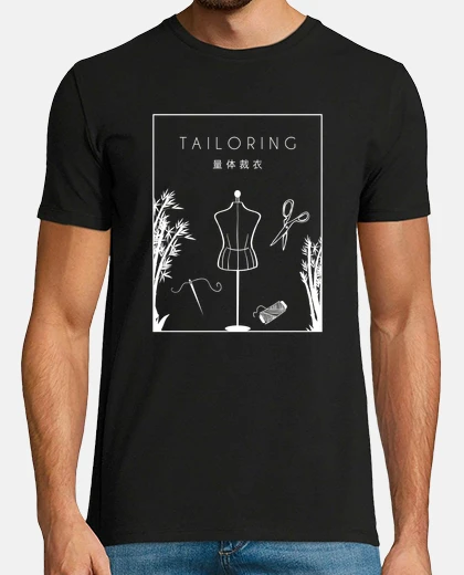 T-shirt sartoria cinese hanzi sarta ricamatrice sarto