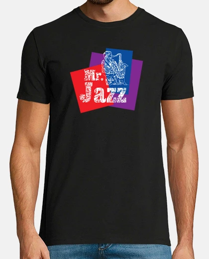 T-shirt sassofonista jazz