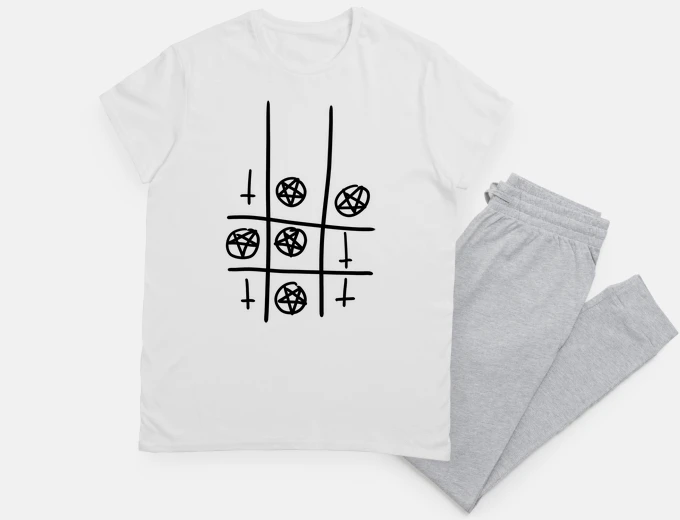 Pyjama satanic tic tac toe 5