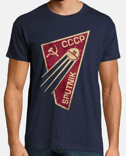 Tee-shirt satellite soviétique cccp spoutnik
