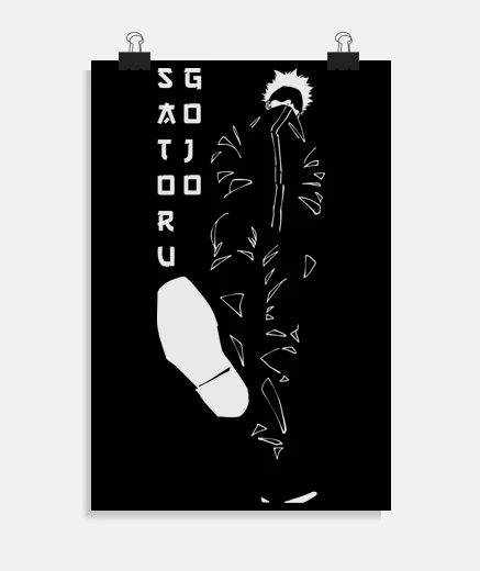 Poster satoro gojo jujutsu kaisen