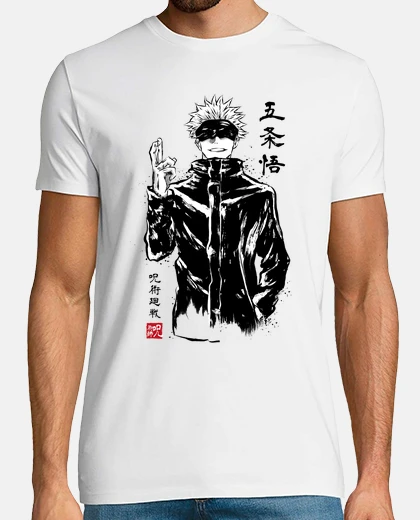 Camiseta Satoru Gojo sumi-e