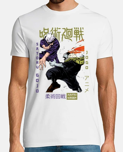 T-shirt satoru gojo vs jogo jujutsu kaisen