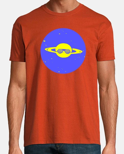 Tee-shirt Saturne avec des lunettes de soleil
