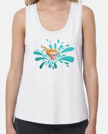 Tee-shirt sauter dans la piscine