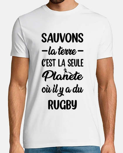 Tee-shirt Sauvons la terre t-shirt rugby