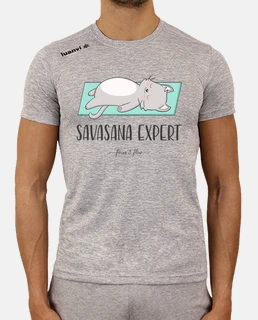 savasana expert men&#39;s sports t shirt