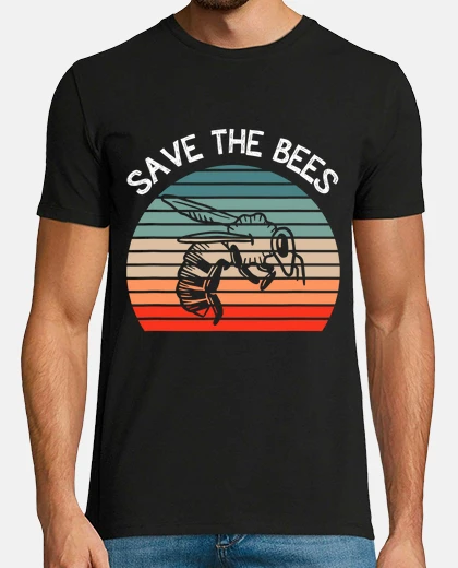 Save The Bees Tshirt Women Men Vintage Retro Distressed Gift Save The Bees Tshirt Women Men Vintage Retro Distressed Gift