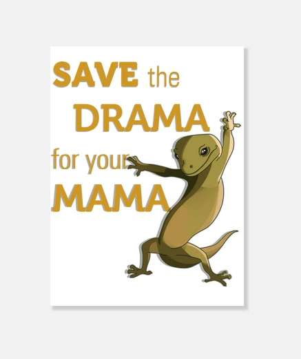 Lienzo SAVE THE DRAMA