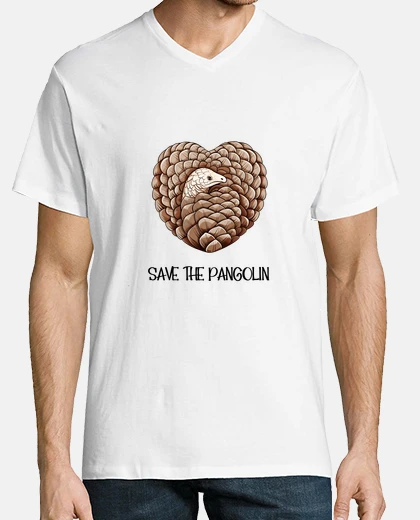 Playera save the pangolin