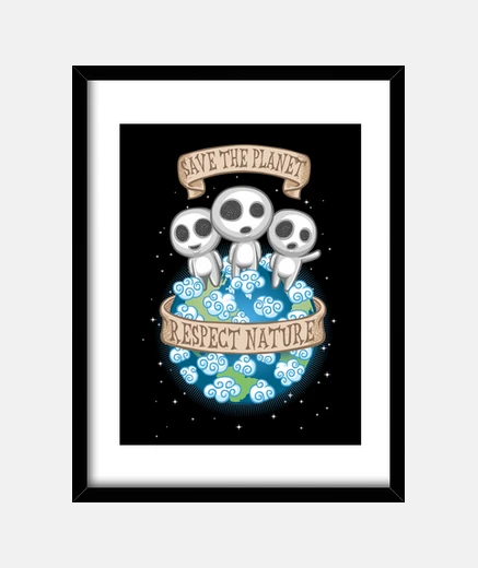 Framed save the planet