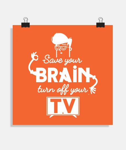 Poster save your brain