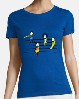 Camisetas gráficas divertidas de Brass To The Future Sax Player Camiseta  sin Mangas : : Moda