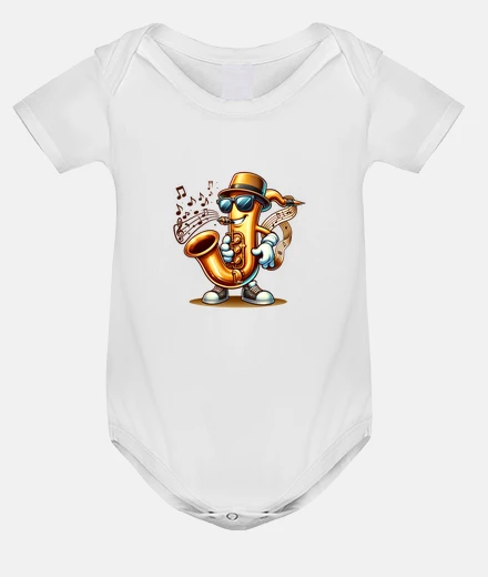 Ropa Saxofón Estiloso en Concierto de Jazz