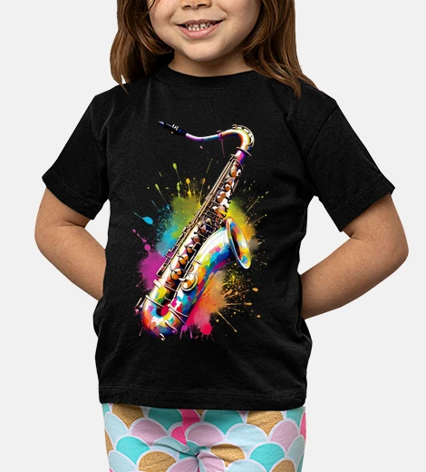 Ropa saxofonista saxofón saxo saxo logo bolsillo marca moda