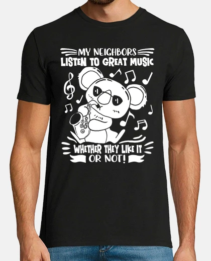 T-shirt Saxophone Koala Jazz Saxophone Player