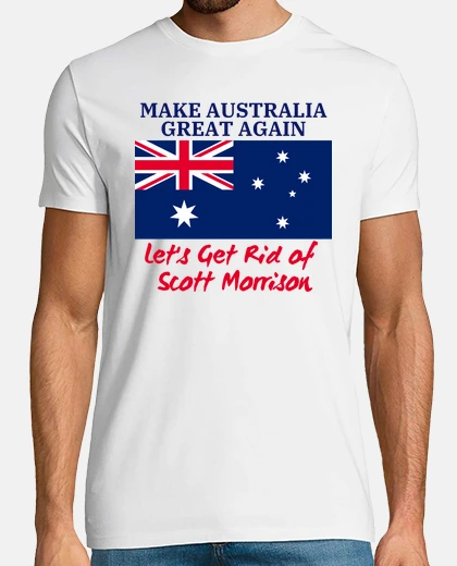 T-shirt sbarazziamoci della bandiera australian