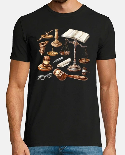 Playera scales of justice