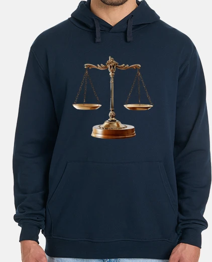 Sudadera scales of justice judge