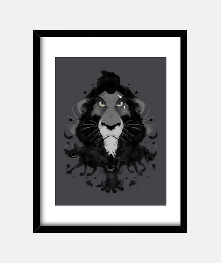 Framed scar ink