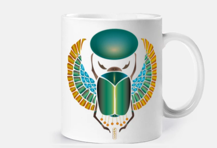 Mug Scarabée égyptien