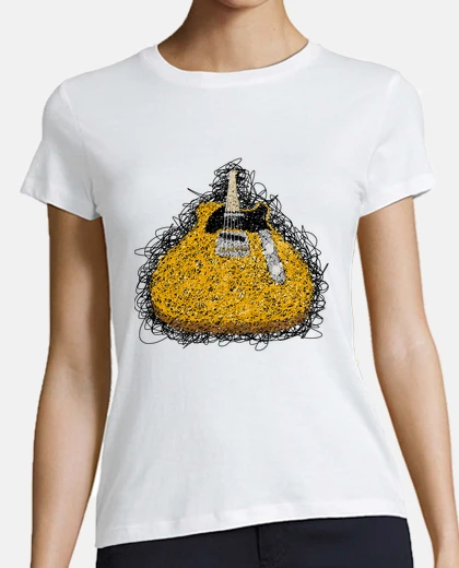 T-shirt scarabocchio dell&#39;emittente televisiva