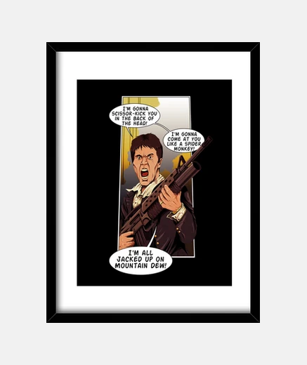 Quadro scarface di talladega