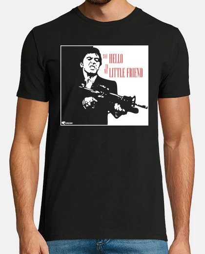 T-shirt scarface dire hello al mio little amico