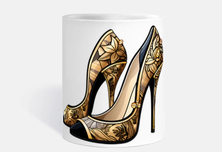 Tazza scarpe stilista di lusso italia personalizzabile tazza caffè tè latte