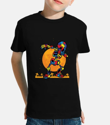 Abbigliamento scheletro autismo puzzle tamponando div