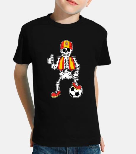 Abbigliamento scheletro calcio spagna fan hobby sport