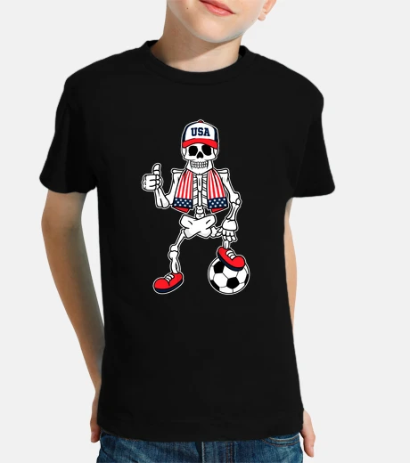 Abbigliamento scheletro tifoso degli stati uniti fan calcio hobby sport