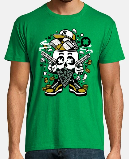 T-shirt schelletro di ladro