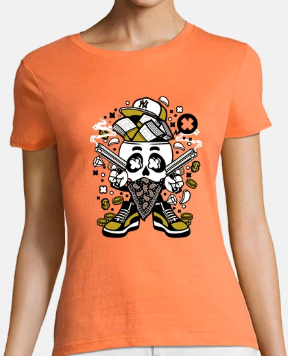 T-shirt schelletro di ladro