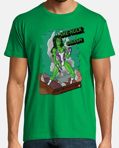 T-shirt schiaccia hulka (t uomo e ragazza)