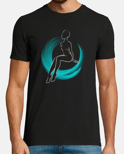 T-shirt schizzo di ragazza manga