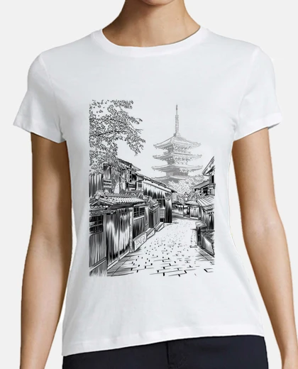 T-shirt schizzo giappone