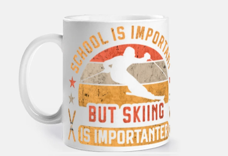 Cup school important skiing is importanter