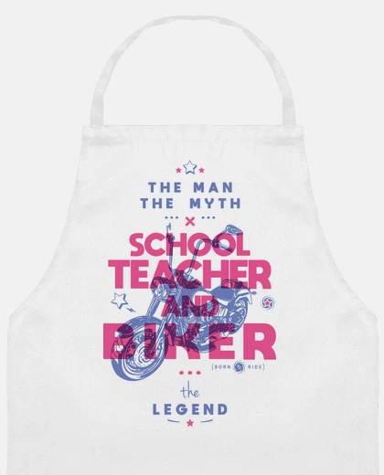 School teacher and biker