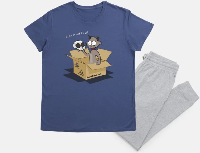 Pyjama schrödinger39s cat