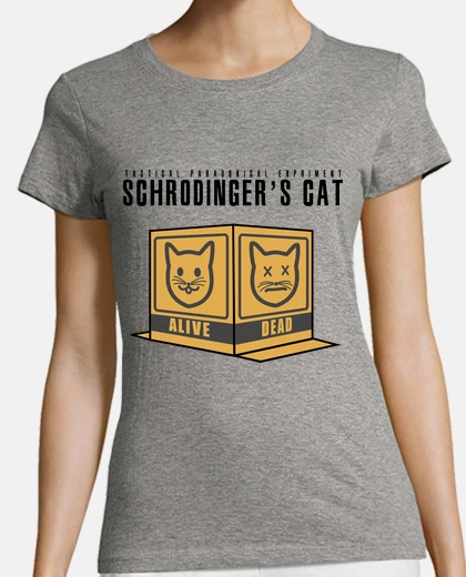 Tee-shirt schrodin gears cat 2 pour fille