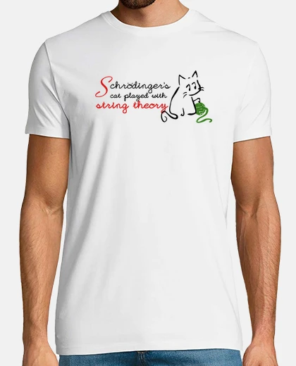 T-shirt schròdinger cat