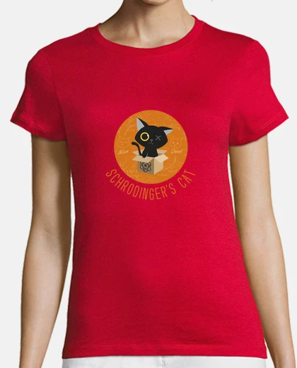 T-shirt schrodinger gatto - gatto schrodinger - big bang theory