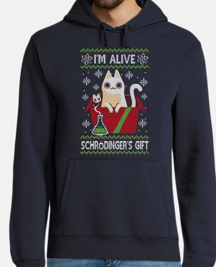 Hoodie schrodinger s christmas gift science ug