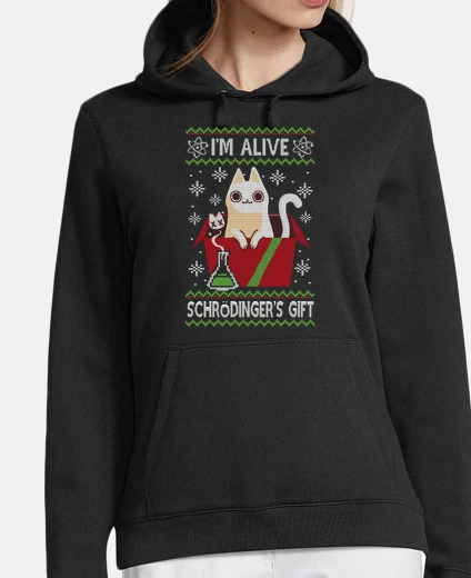 Hoodie schrodinger s christmas gift science ug