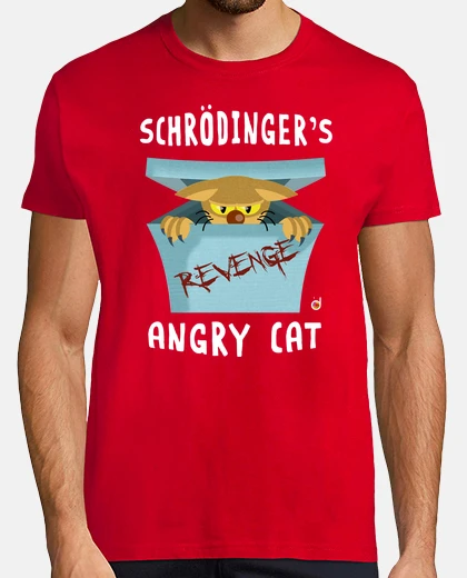 Camiseta Schrodinger's angry cat (camisetas chico y chica)