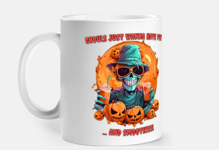 Tazza sci elle con t-shirt frullata